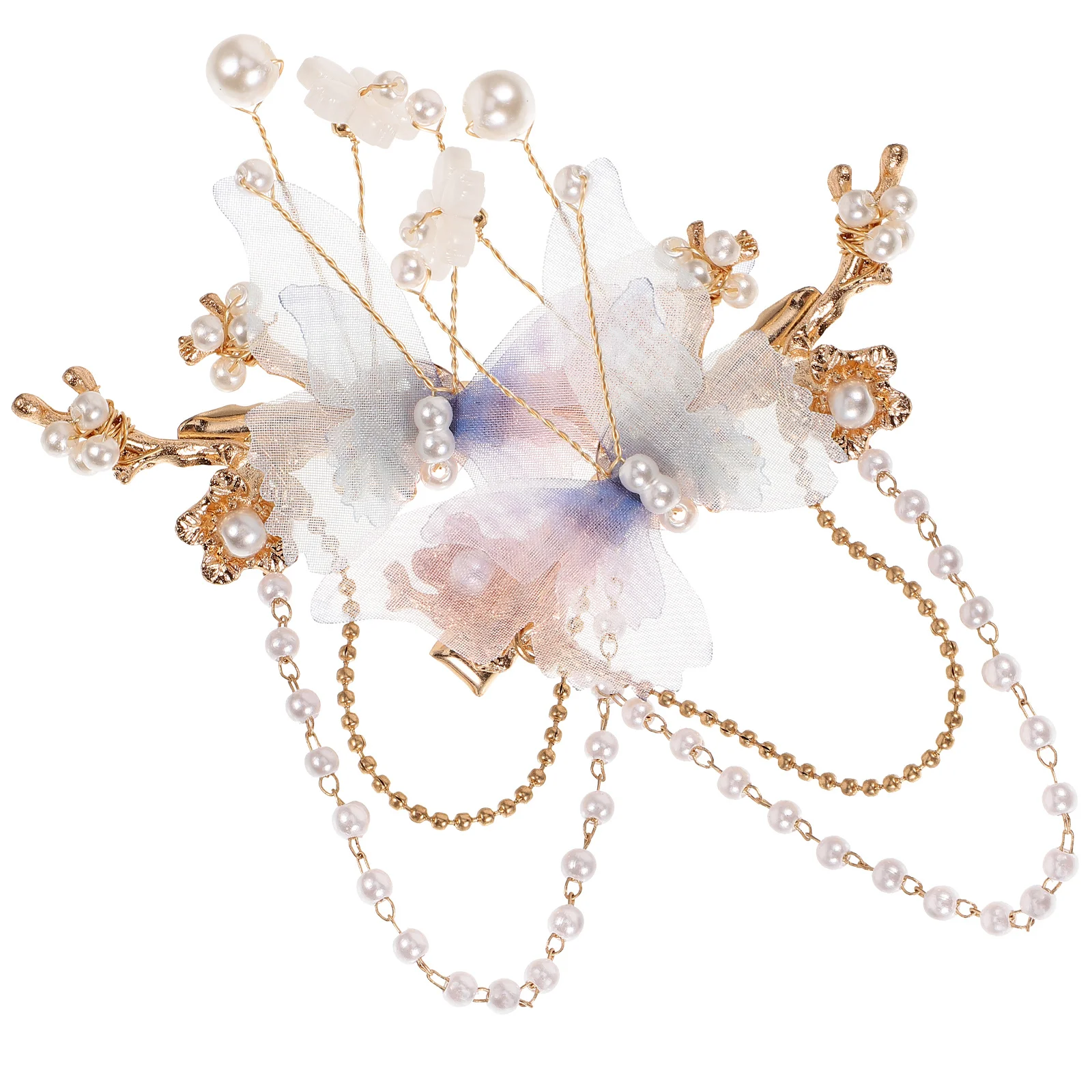 

2Pcs Butterfly Hair Clips Stylish Lightweight Hair Accessories Safe Material for Women Girls Prom Party Banquet