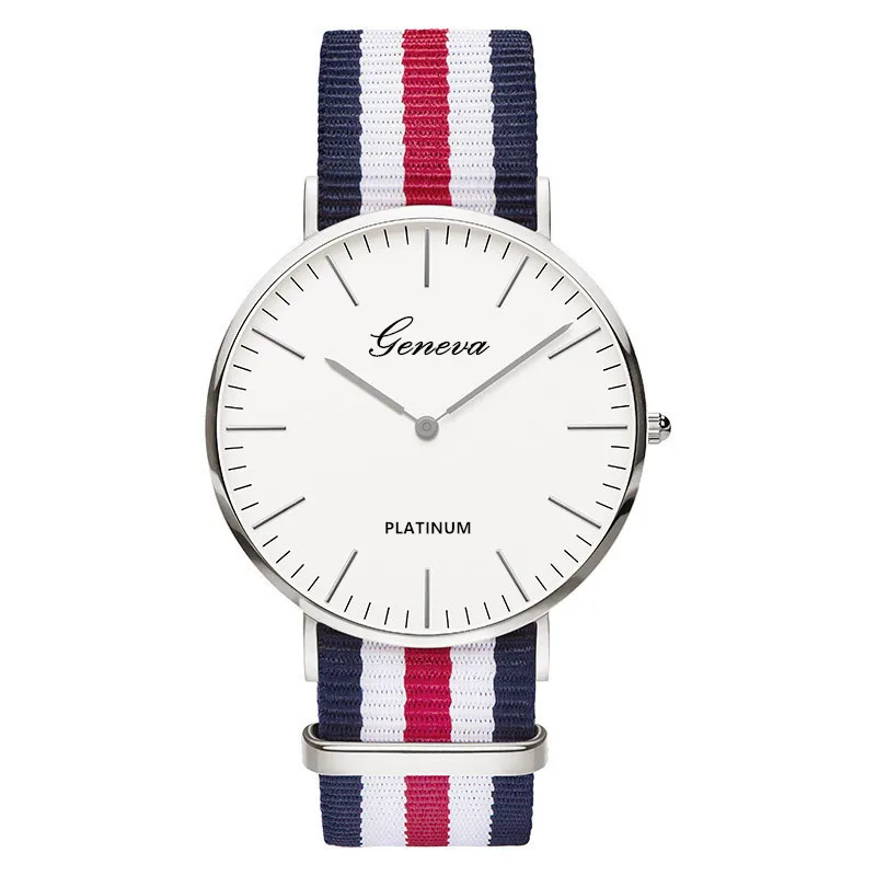 Nylon Strap Quartz Men Women Watches Top Brand Watches Fashion Casual Wrist Watch Simple Couple Wristwatch Female Male Clock