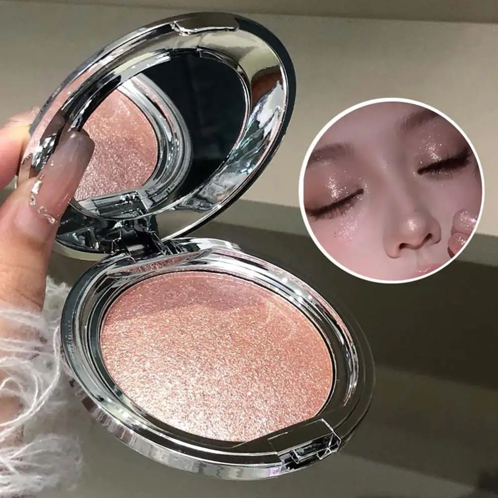 防水高光沢ナチュラルグロス長期的な明るい肌のトーンハイライト輪郭パレット女の子赤面メイク