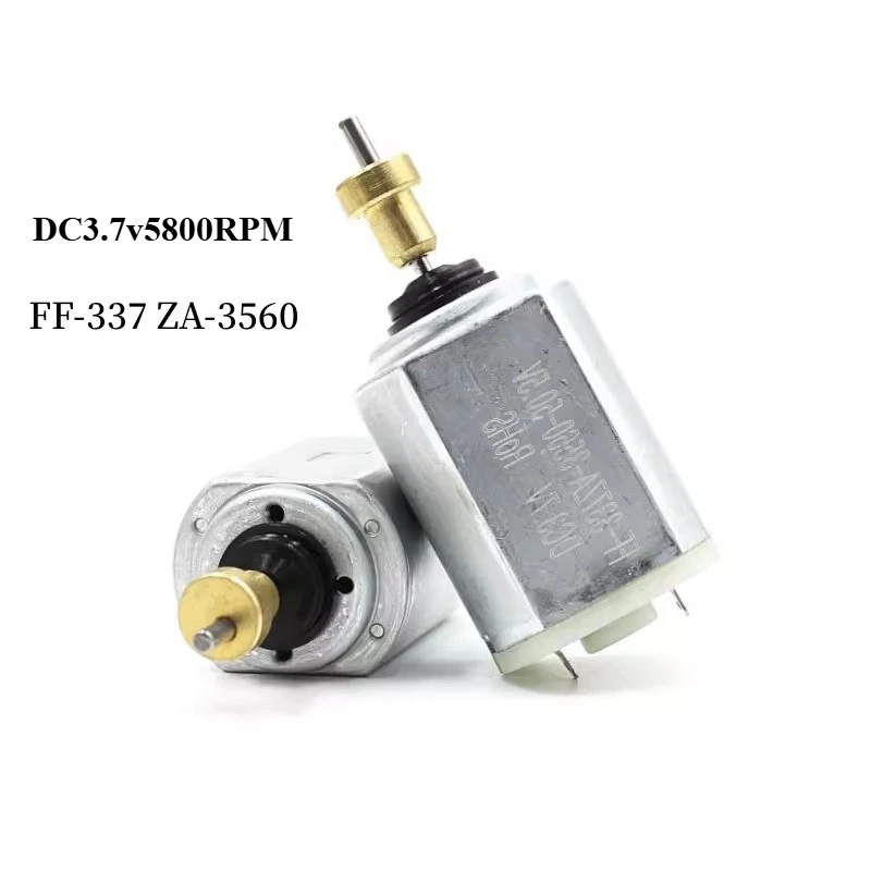 Miniatur-DC-Bürstenmotor 337 Niedrigdrehzahlmotor DC3.7V Exzenterrad mit Kupferkopf Haarschneidemaschinen-Ersatzteilmotor