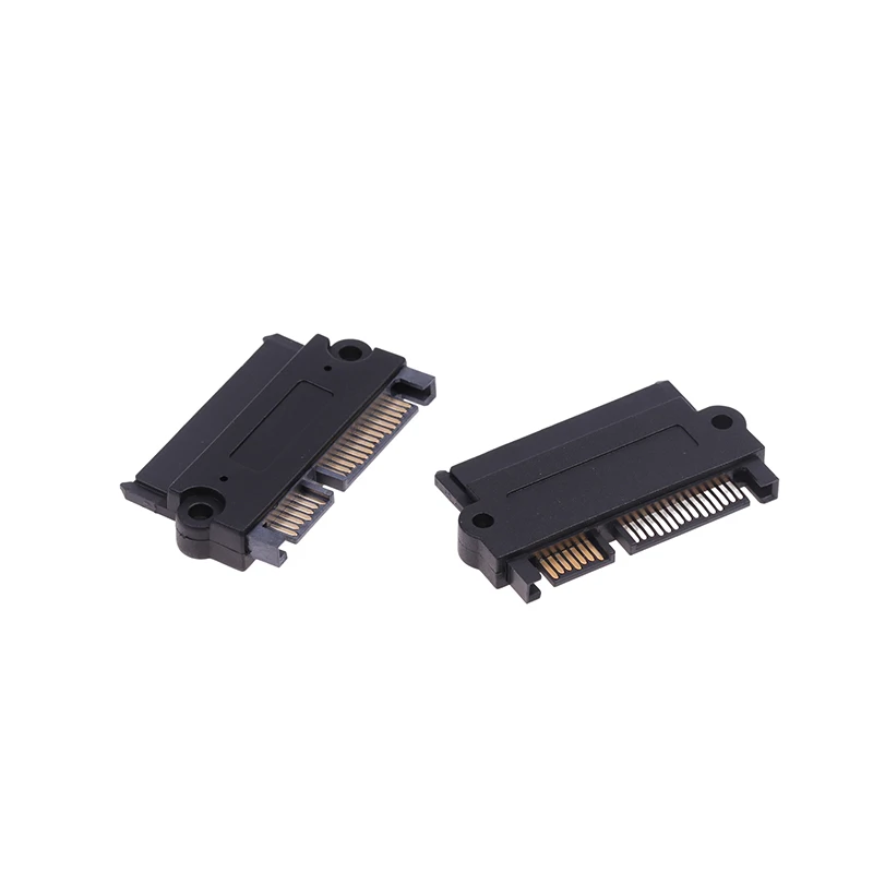 1Pc SFF-8482 SAS To SATA 180 Degree Angle Adapter Converter Straight Head SATA To SATA Converter