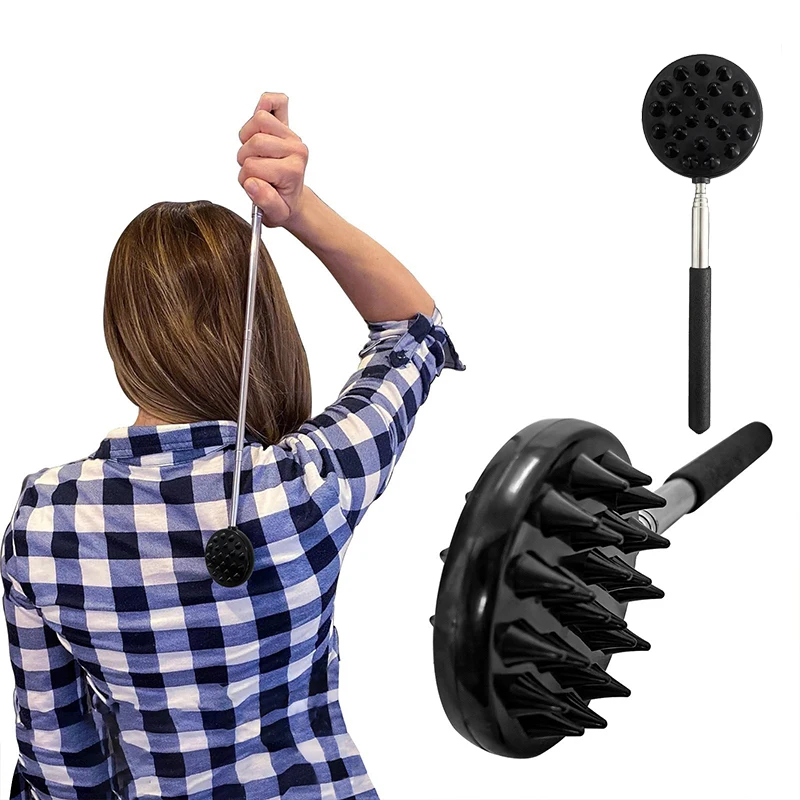 Extendable Cactus Back Scratcher Retractable One-Hand Itch Stick for Men Women  Massager  Telescoping Itch Massage Relaxation