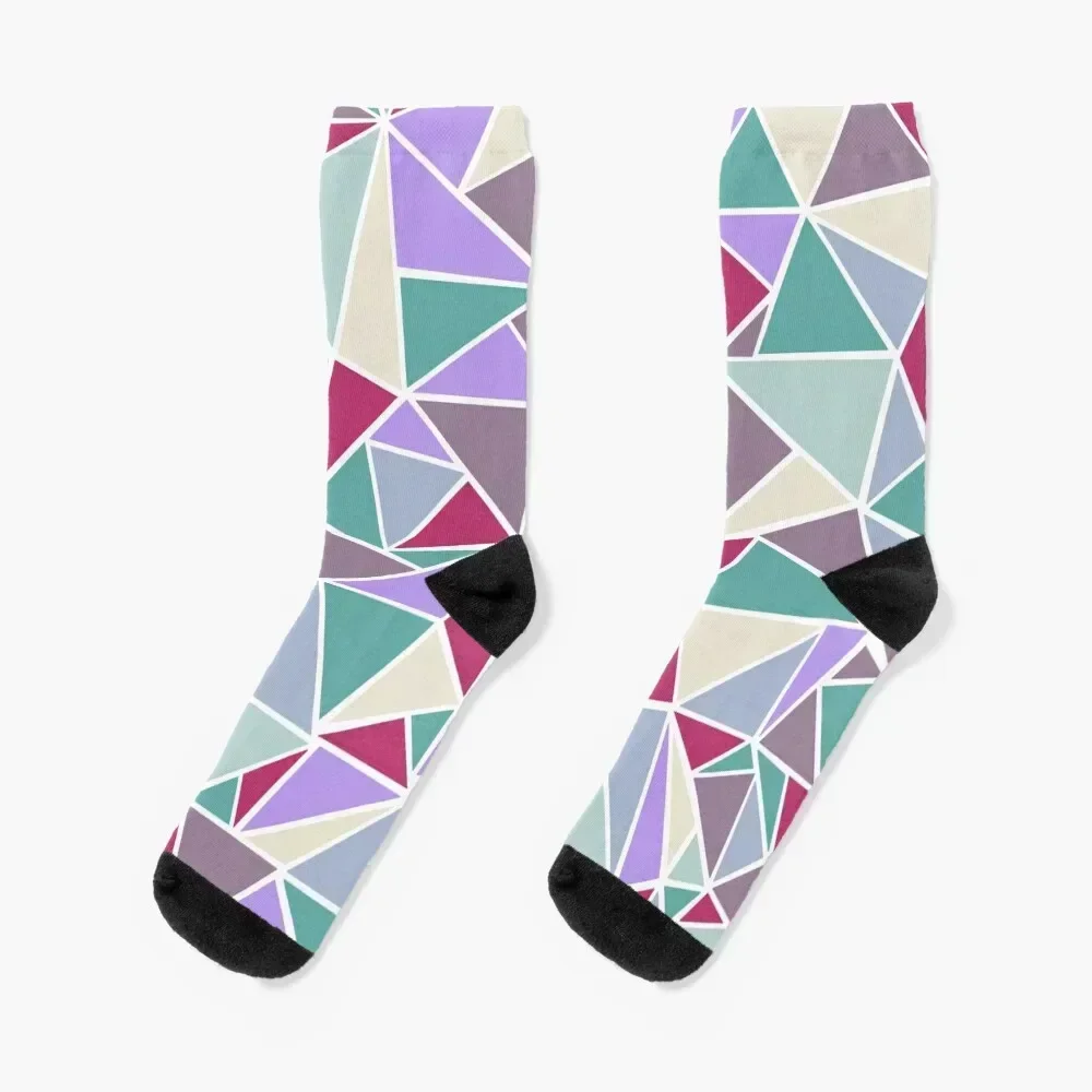 

Triangles Socks christmass gift soccer anti-slip Novelties Socks For Men Women's