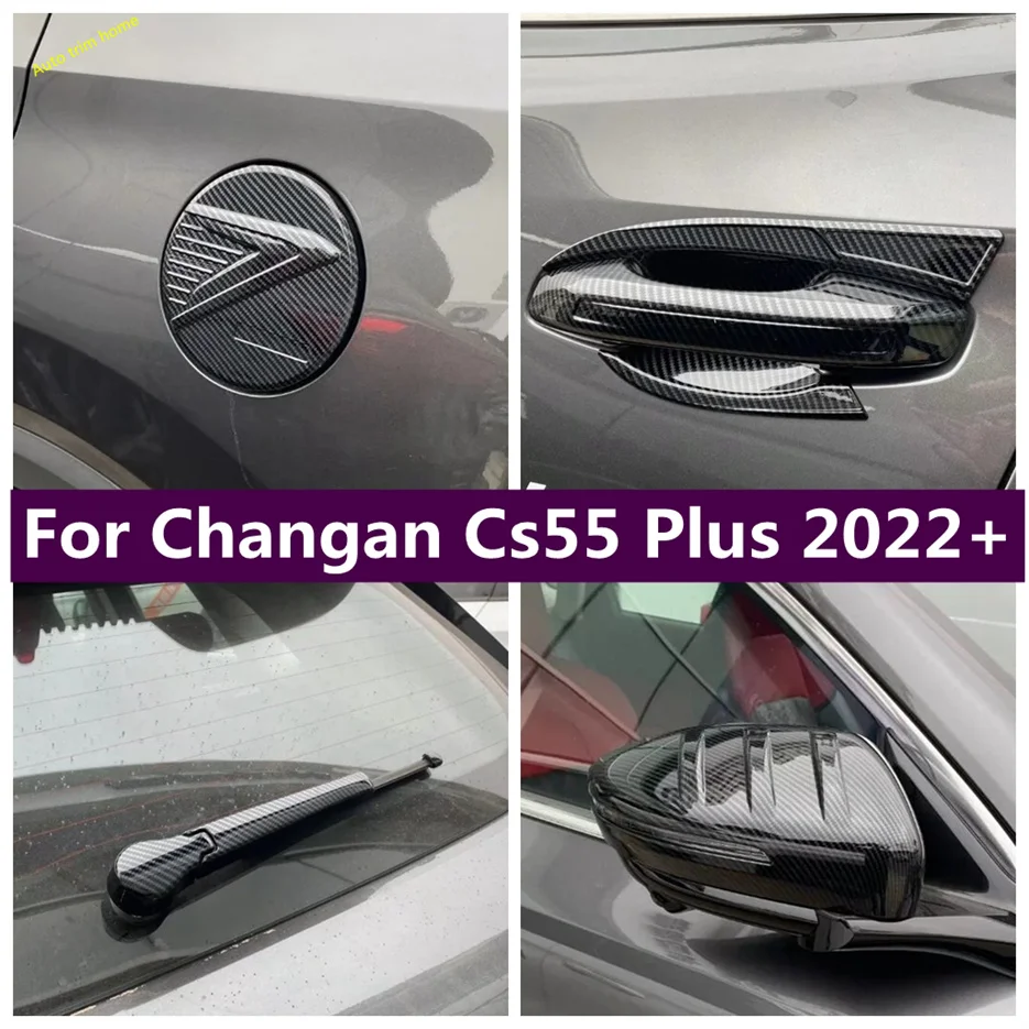 

Car Fog Light Lamp Rearview Mirror Outside Doorknob Handle Oil Gas Cap Cover Trim Fit For Changan Cs55 Plus 2022 2023 2024 2nd