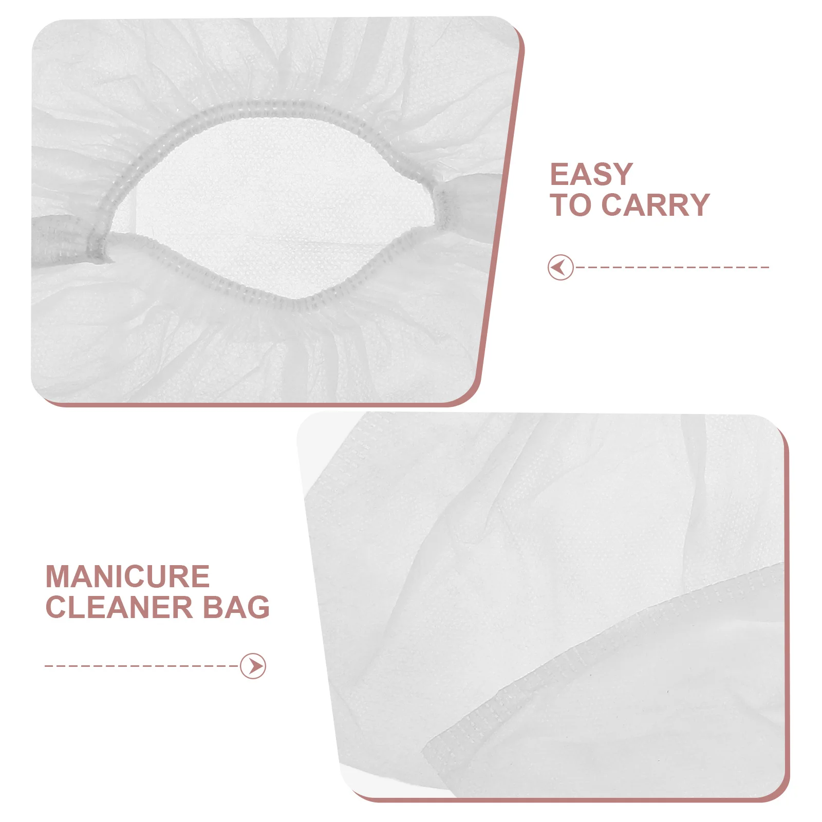 2 قطعة أكياس مجمع الغبار مسمار مكنسة كهربائية استبدال الحقائب مانيكير باديكير أداة صالون جمع الغبار المنزلية #4