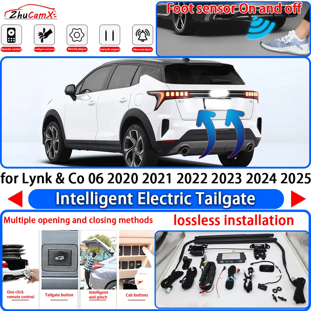 

for Lynk & Co 06 2020 2021 2022 2023 2024 2025 Power Liftgate Trunk Electric Suction Tailgate Intelligent Tail Gate Lift Strut