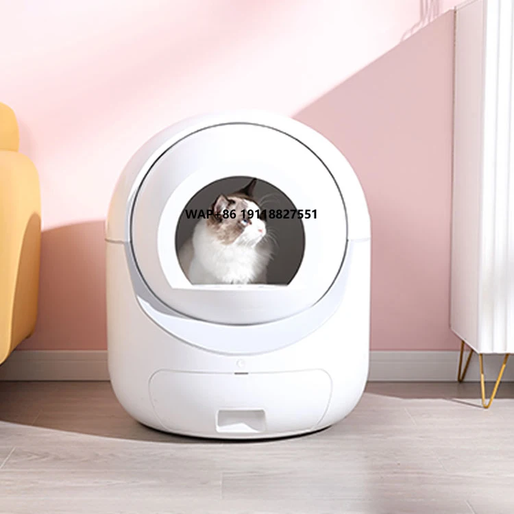 

High Quality Intelligent Self-Cleaning for Big Pet Cats Luxury Fully Enclosed Automatic Cat Toilet Cat Box
