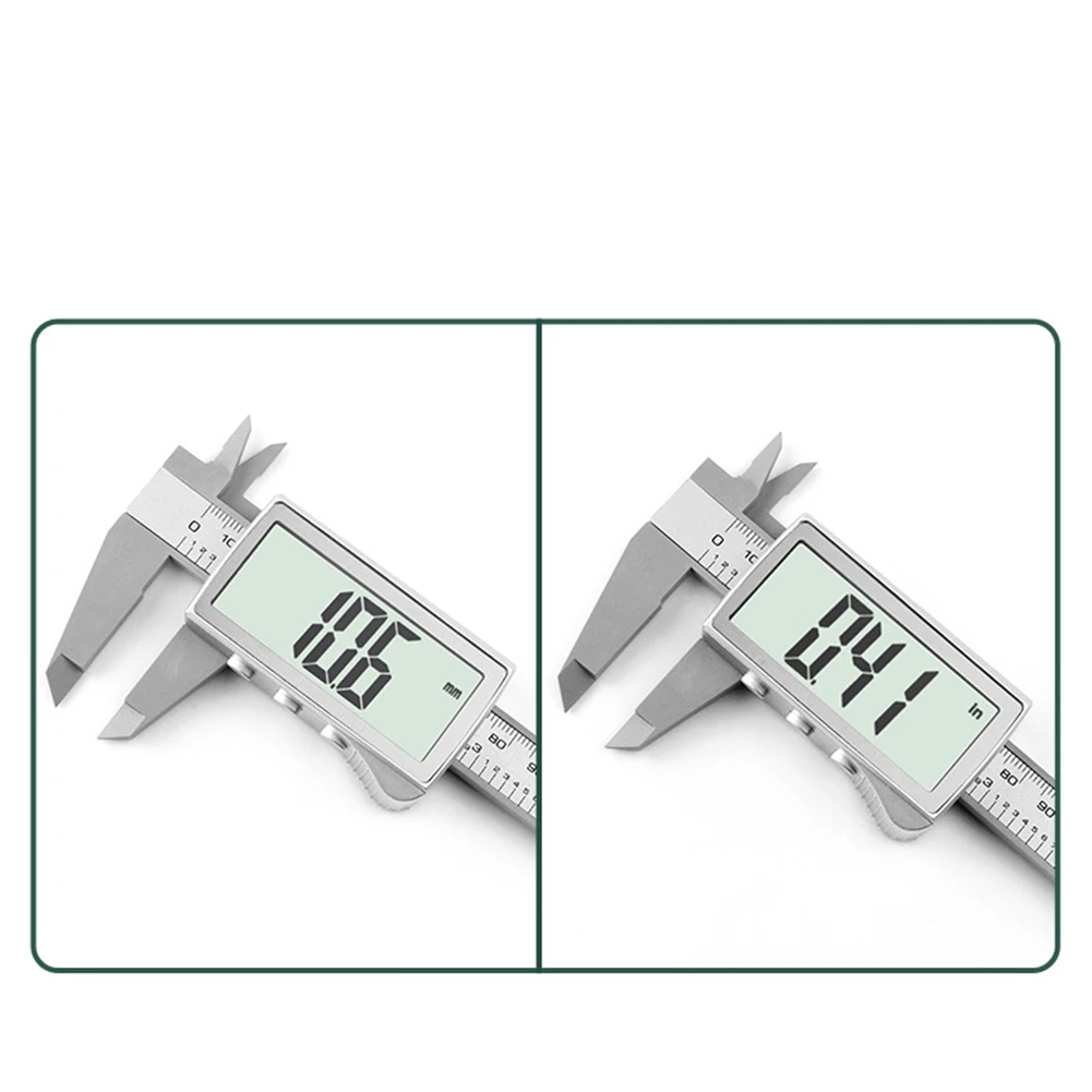 Plastic Digital Caliper 0-150mm Inch MM Switch LCD Display Measurement Instrument For Small Projects And DIY Crafts