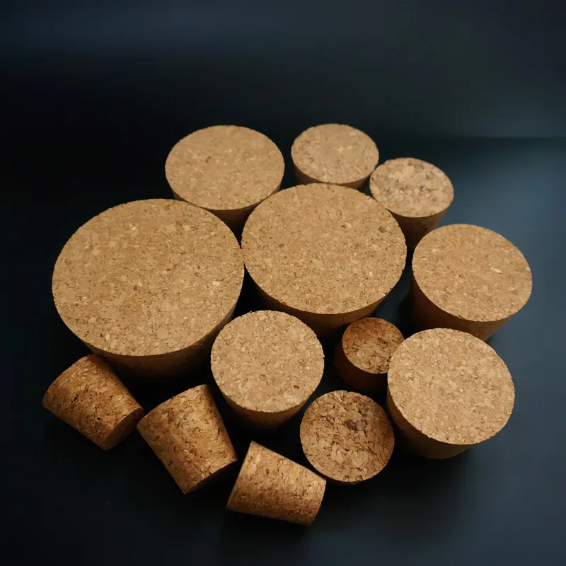 12pcs/lot Lab Big Size Top DIA 32mm To 88mm Wood Cork Cap Thermos Bottle Stopper Essential Oil Pudding Glass Bottle Lid