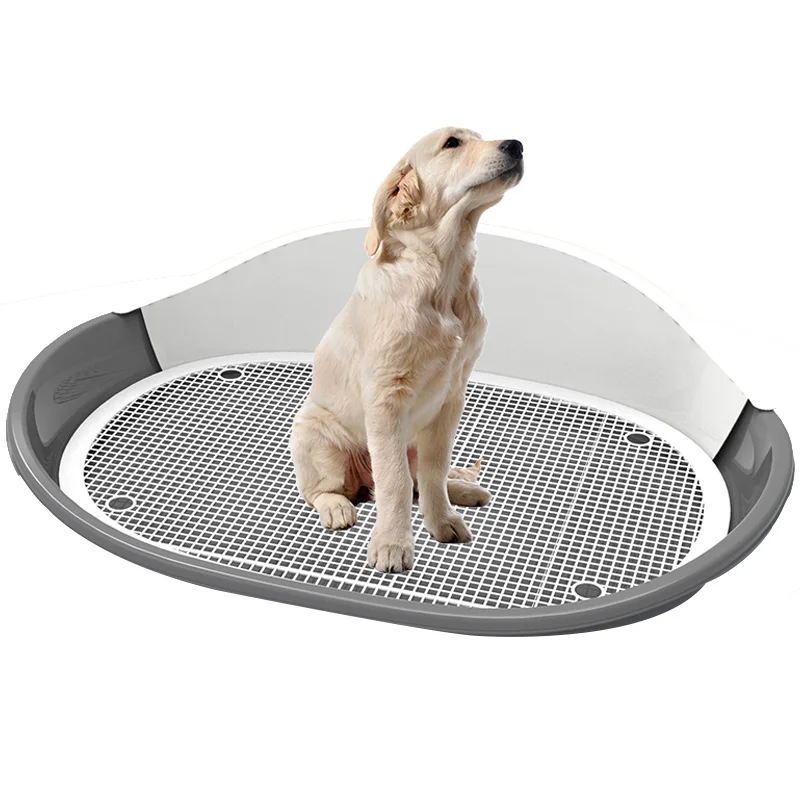 

Portable Dog Doggie Cat Toilet Potty Puppy Litter Tray Dog Training Pee Bedpan Pet Cleaning Dogs Toilet Prevent Urine Splashing