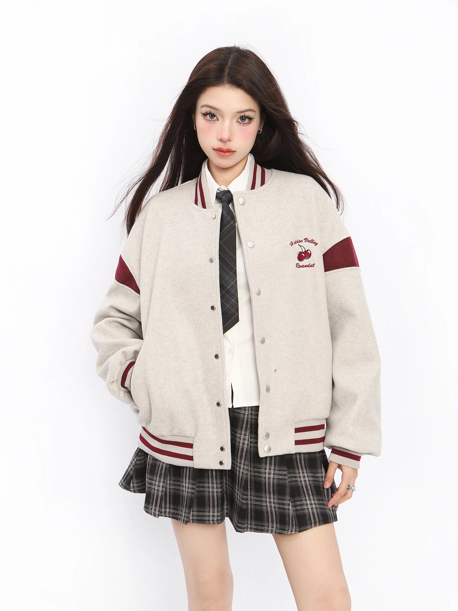 

Бейсбольные куртки красно-желтые женские осенние ветрозащитные сетчатые для тренировок, с защитой от ударов, двусторонние, с богемными рукавами, декорированные флокированием