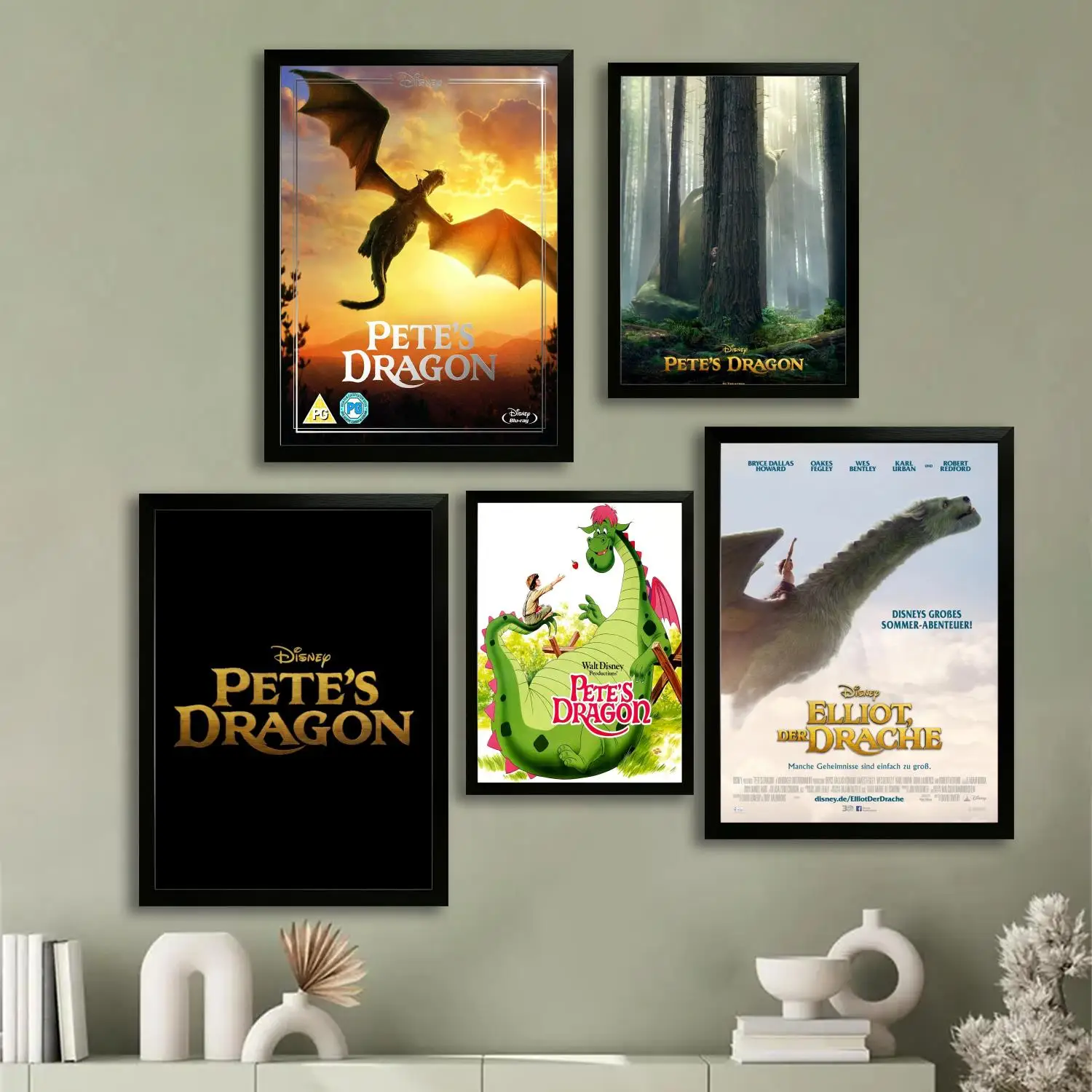 

Pete s Dragon Canvas Art Poster and Wall Art, Picture Print, Modern Family Bedroom Decor, Posters,Decorative painting