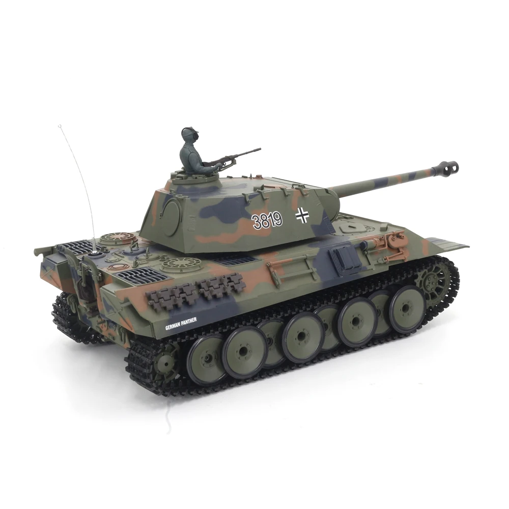 Henglong 1:16 German Leopard 2 A6 3889-1 Tank Heavy Remote Control Tank Smoke Toy Rc Model Duże pojazdy bojowe Prezenty urodzinowe