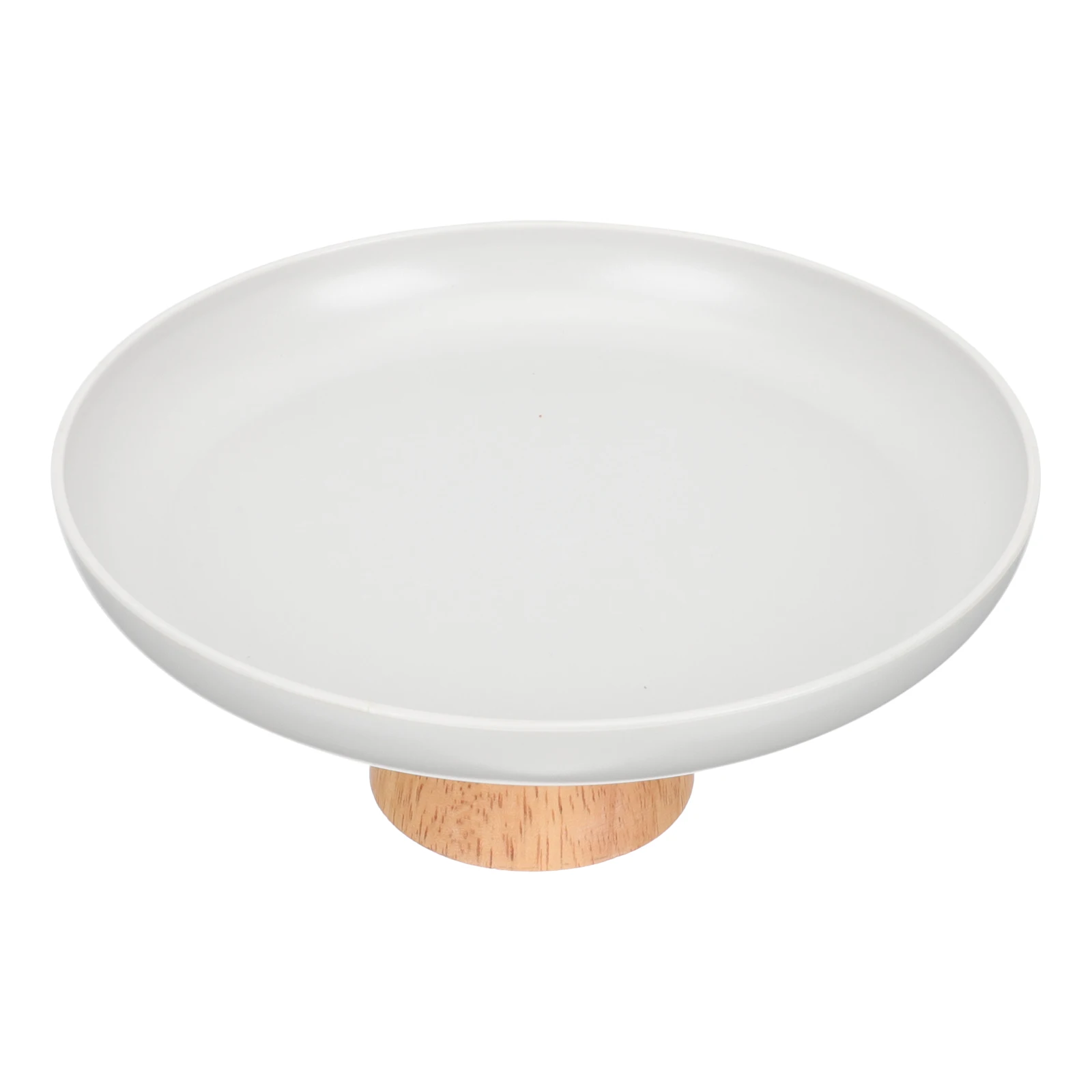

Wooden Dessert Stand Cake Plate Footed Tray Display Stands Wood Safe Wear Resistance Practical Long Use Simple Exquisite