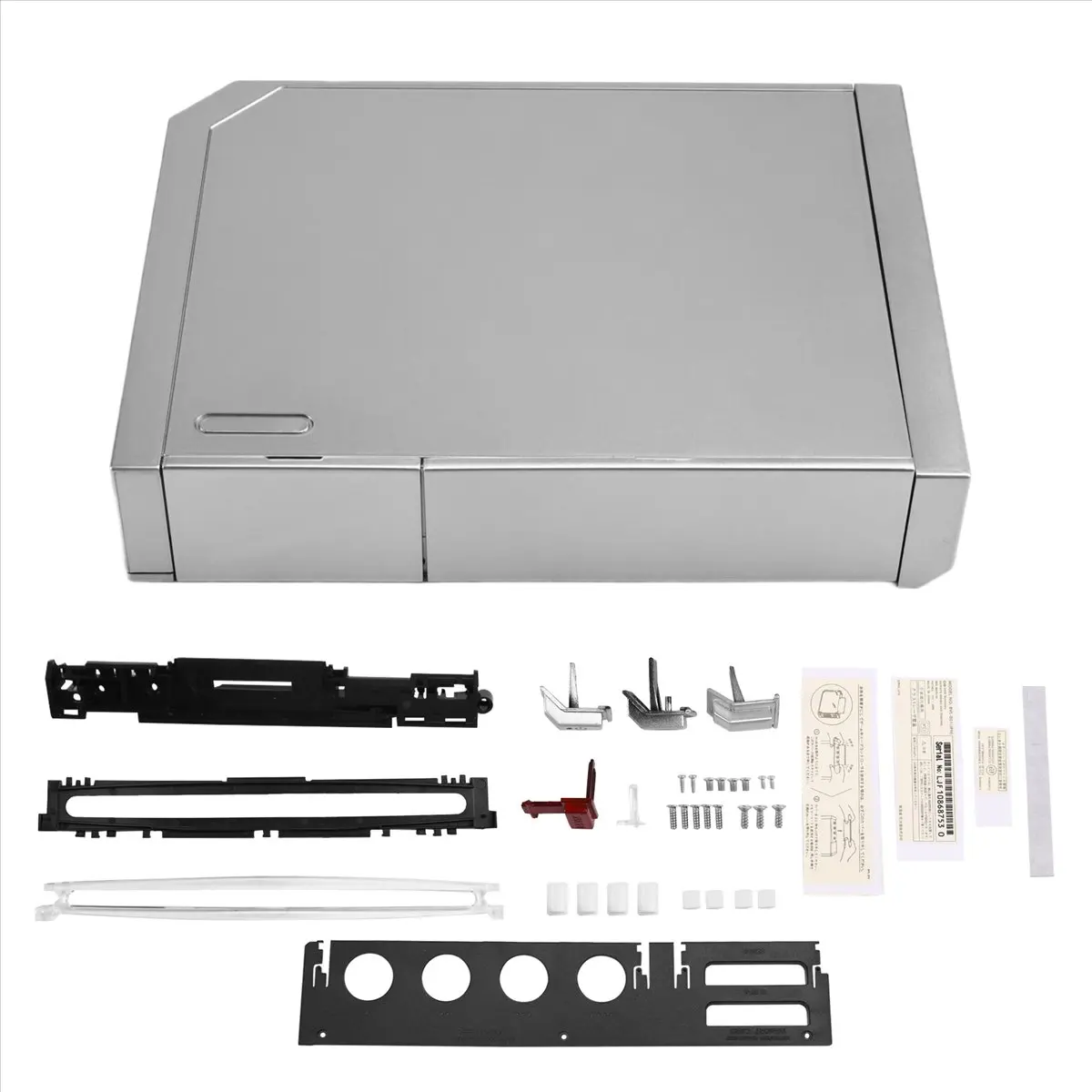 A49T For Full Case Cover Housing Shell with Buttons - Transparent Housing Shell Case for Game Console D