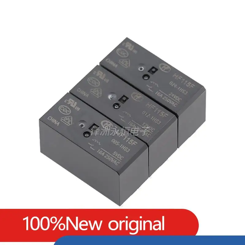 

50Pcs/Lot Original New Relay HF JQX-115F-005 012 024-1HS3 (551) 6PIN 16A 250VAC 5V 12V 24V Power Relay