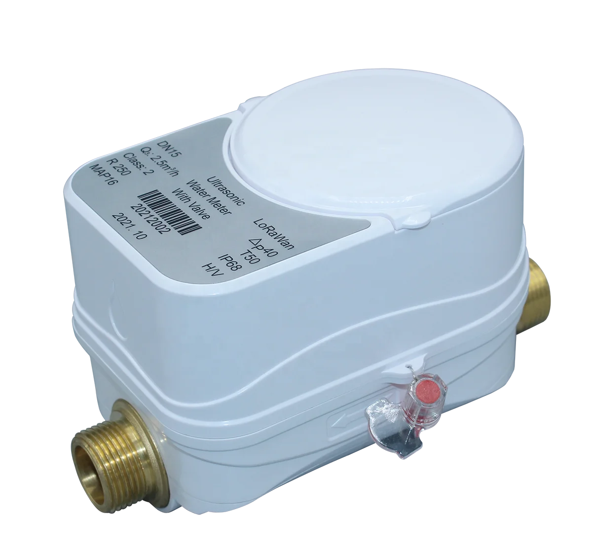 

Ultrasonic water meter with valve control based on Tuya smart APP Zigbee/NB-IoT/LoRaWan wireless communication