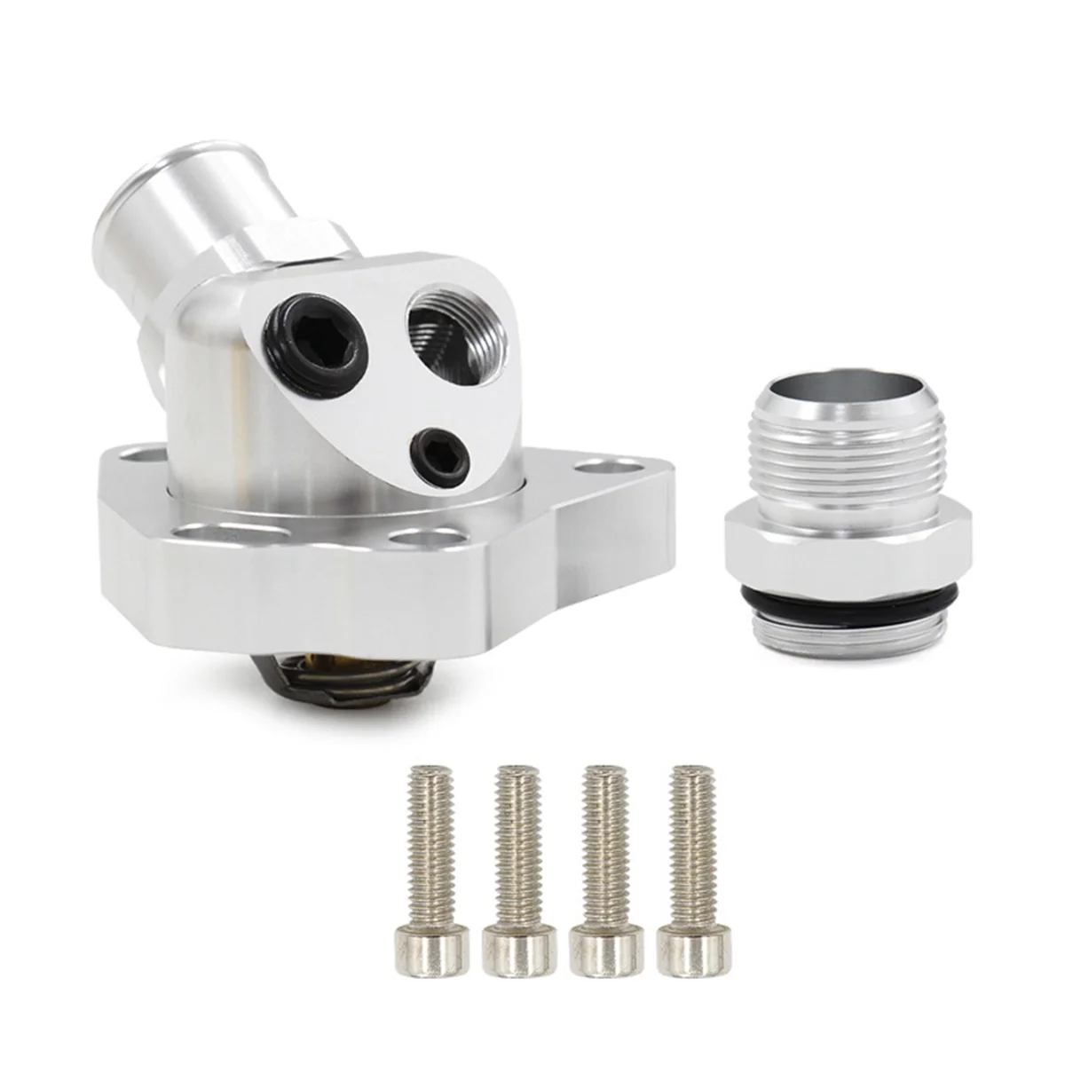 

Car Swivel Neck Thermostat Modification Engine Cooling Thermostat Housing for Honda Accord K Series Radiator Hose K Swap