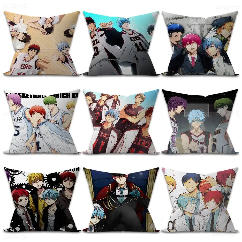 K-KurokoS Basketball CARTOON Personalized Pillow Cover Kids Bedroom Wild Party Decor Pillowcase kid Birthday shower Gift