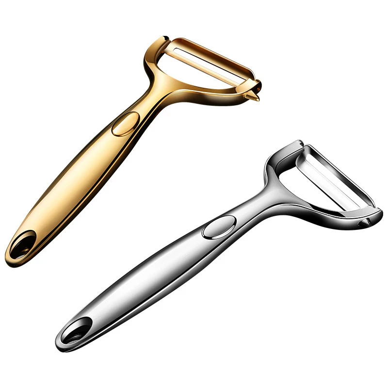 

Овощечистка, очиститель картофеля, моркови, Овощечистка из нержавеющей стали с эргономичной нескользящей ручкой и острыми лезвиями, кухонные инструменты