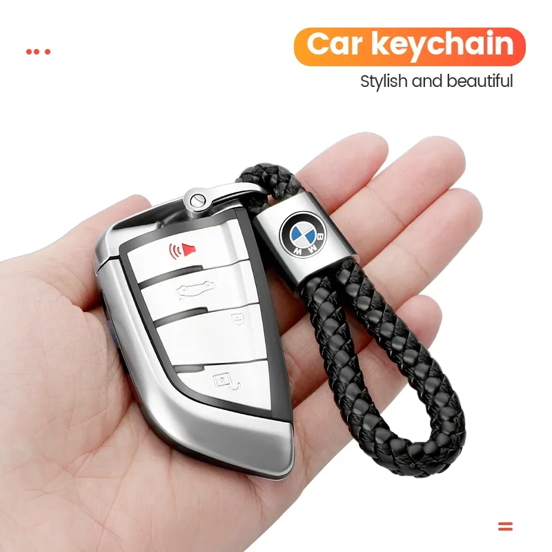 Rope Leather Key Chain Luxury Car Keychain For BMW M Performance E36 E46 E60 E90 E91 E92 E93 F30 F20 M3 X5 X3 Accessories