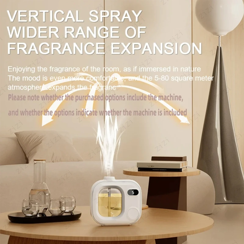 Home Bedroom Toilet Fragrance Machine Fresh Air Deodorizing Diffuser USB High-frequency Atomization Automatic Fragrance Diffuser view 4
