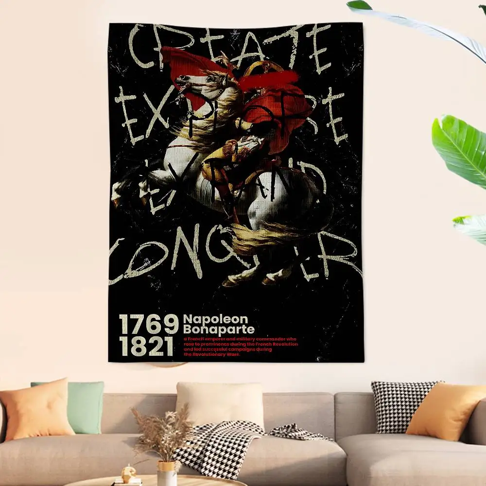 Napoleon Bonaparte Art Hippie Wall Hanging Tapestries Bohemian Wall Tapestries Mandala INS Home Decor