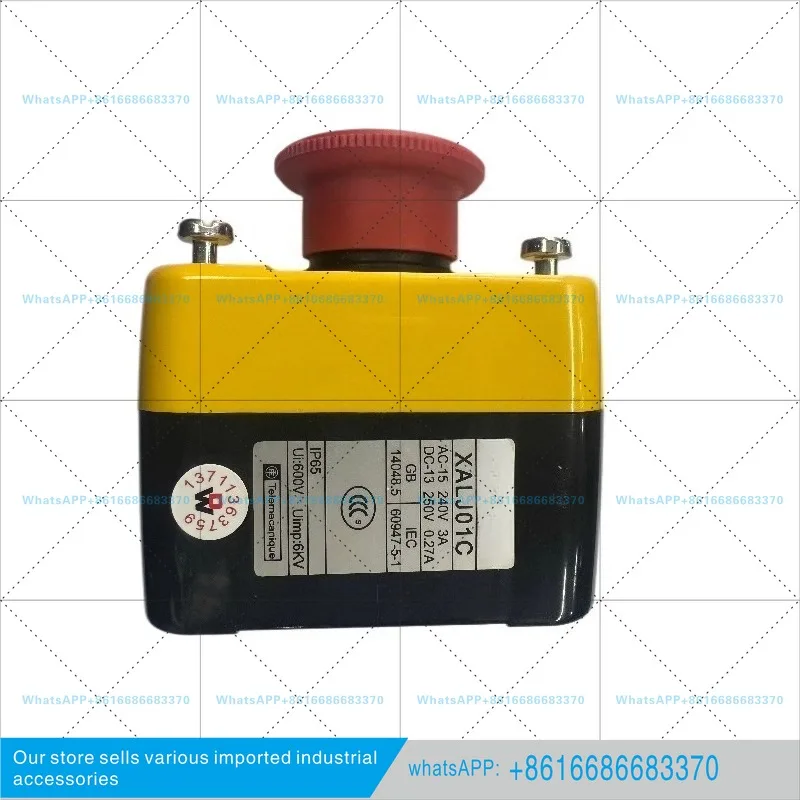 XALJ01C bottom pit emergency button maintenance rotating fire box 1NC