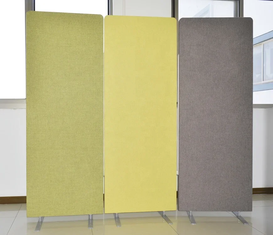 100% Recycle Polyester PET Felt Acoustic Office Partition Panels Portable Acoustic Room Dividers Sound Proof