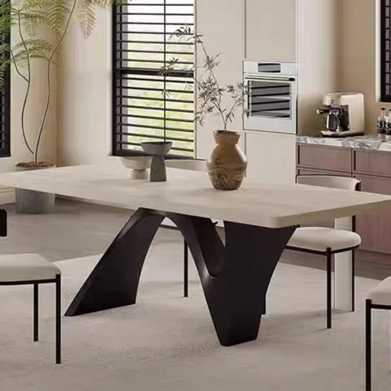 Carbon steel table legs bracket rock slab table feet creative support feet custom island