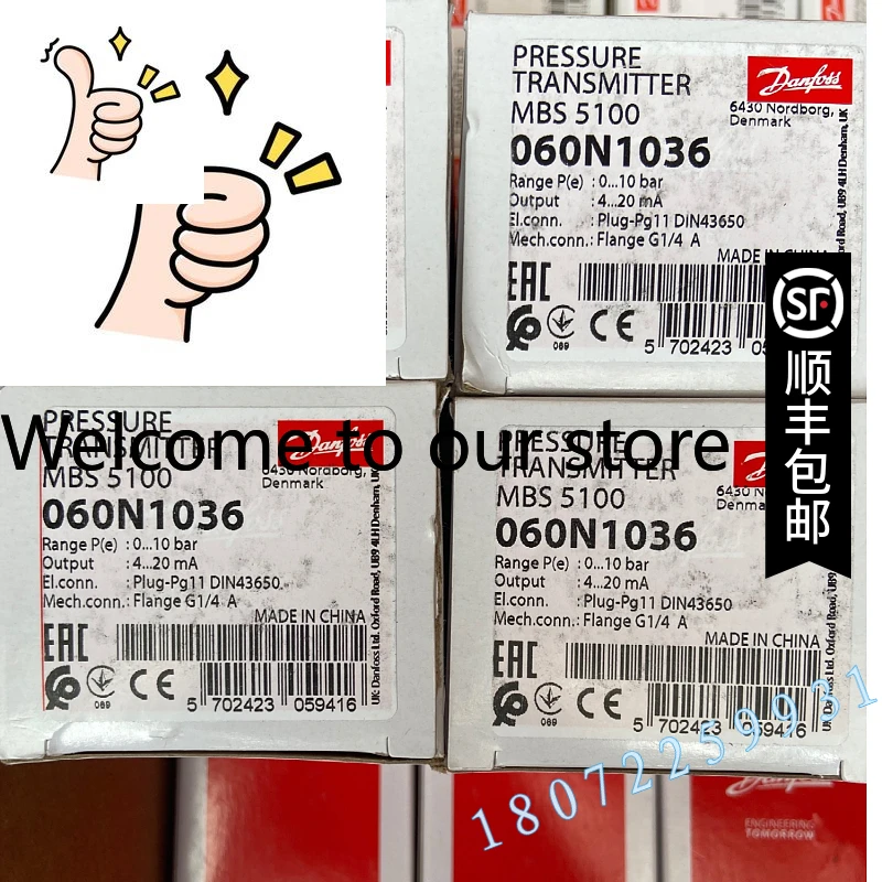 Transmisor de Presión Danfoss DANFOSS 060N1000 061N1004 060N1098 060N1011