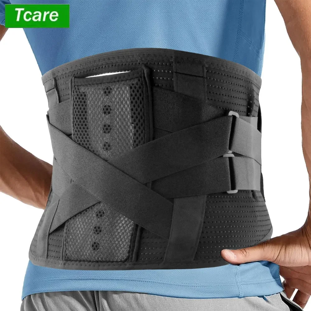 1Pcs Lumbar Support Belt Disc Herniation Orthopedic Strain Pain Relief Corset for Back Posture Spine Decompression Brace, Unisex