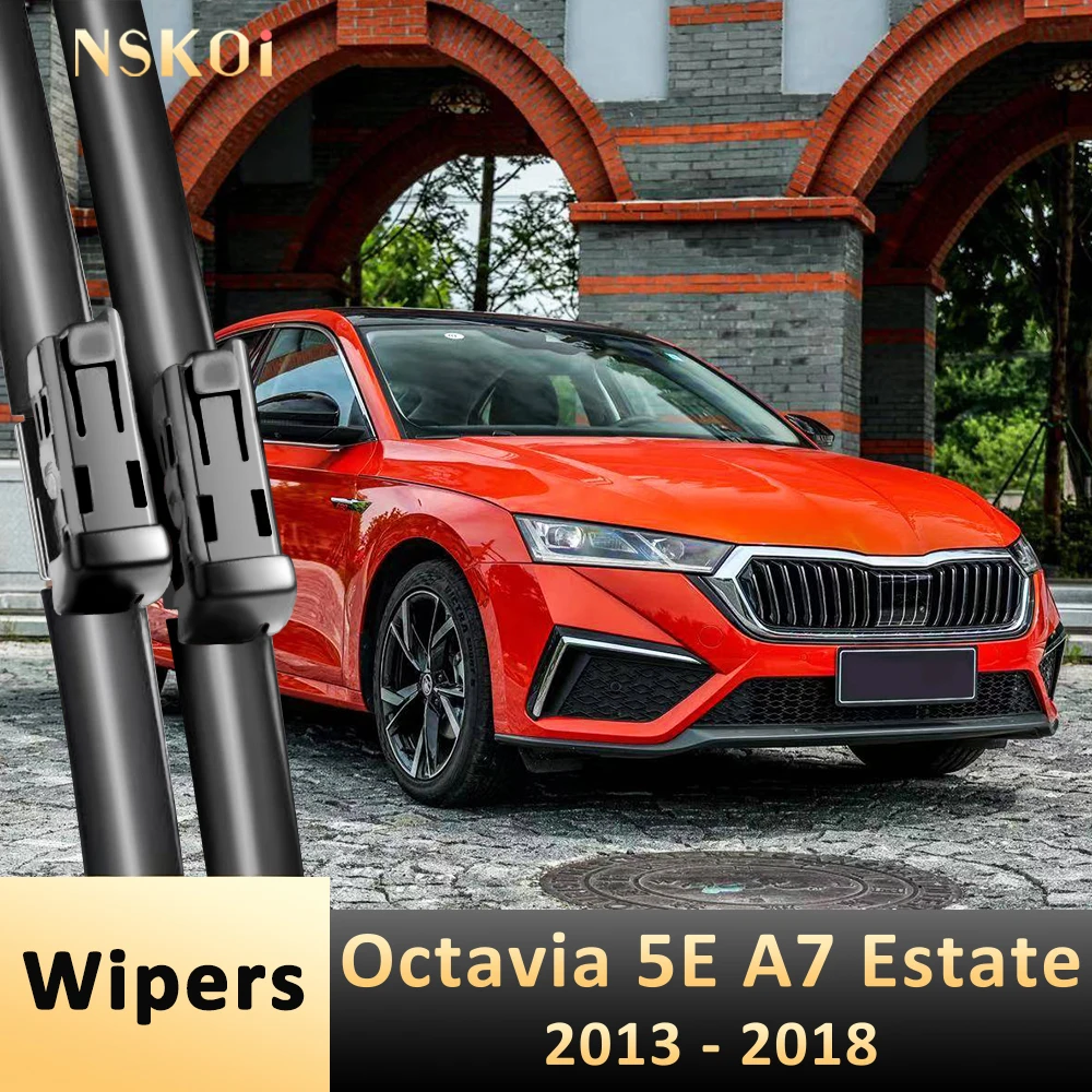 

Wiper Front Wiper Blades For Skoda Octavia 5E A7 Estate 2013 - 2018 Windscreen Windshield Window 24“19” Accessories