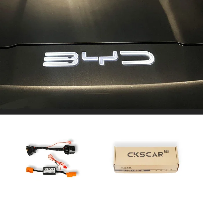 

For BYD Seal EV 2022-2023 The car logo light starts at night and runs for a long time without damage. Install and modify