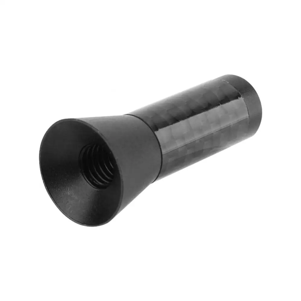 3.5cm Carbon Fiber Car Antenna Screw Metal Short Stubby Mast Antenna Car Roof Antenna Enhanced Signal For Benz Car Accessories