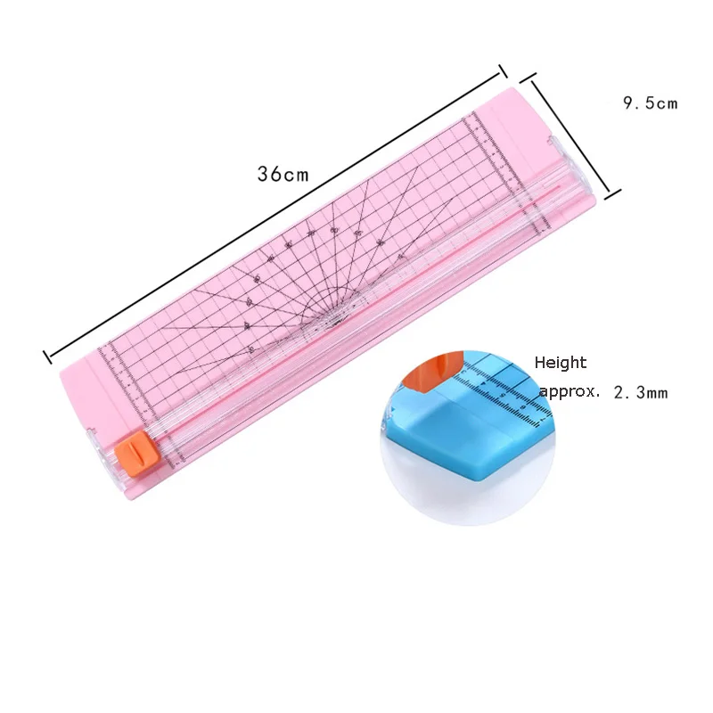 A4 Paper Cutter DIY Hand Account Manual Paper Cutting Trimmer with Automatic Security Safe Guard Office Home Stationery Knife