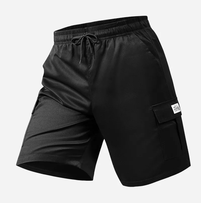 

Новые мужские модные универсальные летние свободные шорты для фитнеса, бега, быстросохнущие дышащие брюки для спорта и отдыха с 5 точками