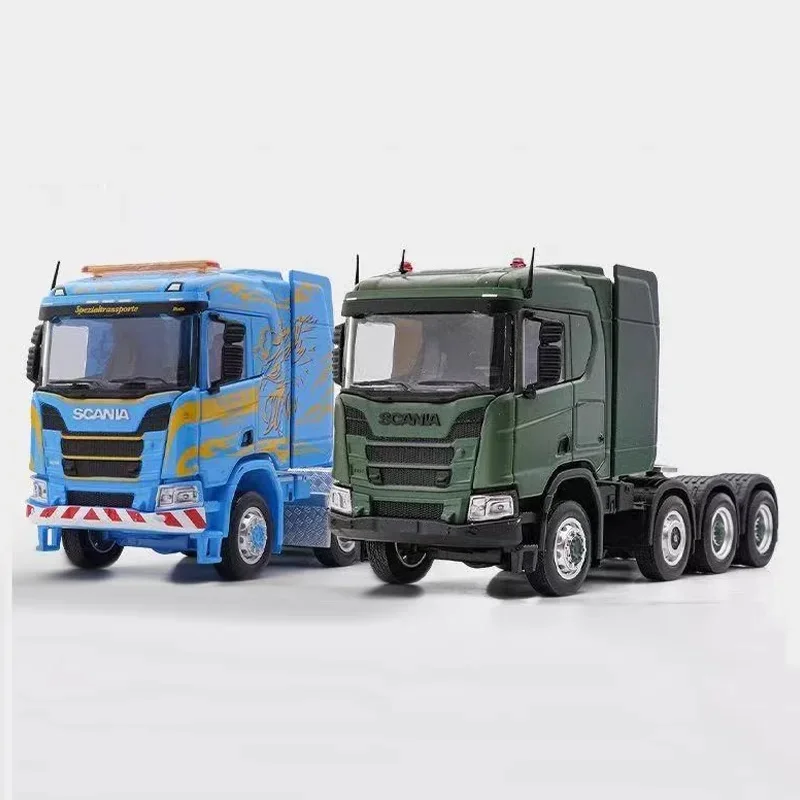 2025 New Masidi 1:64 Scania R650 Truck Tractor Transporter Car Alloy Miniature Diecast Model Scania Car collection ornament toy