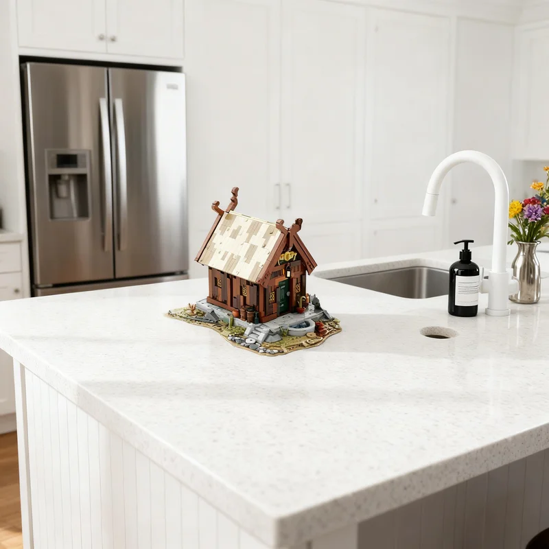 

1394pcs MOC Rohan Citizen S House Hobbit Lord Rings The Model Building Blocks Creative DIY Gift Display Decor Assemble Premium