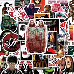 10/50/100Pcs Horror Movie Terror Vintage For Gift Skateboard Luggage Refrigerator Notebook Motorcycle Waterproof Stickers