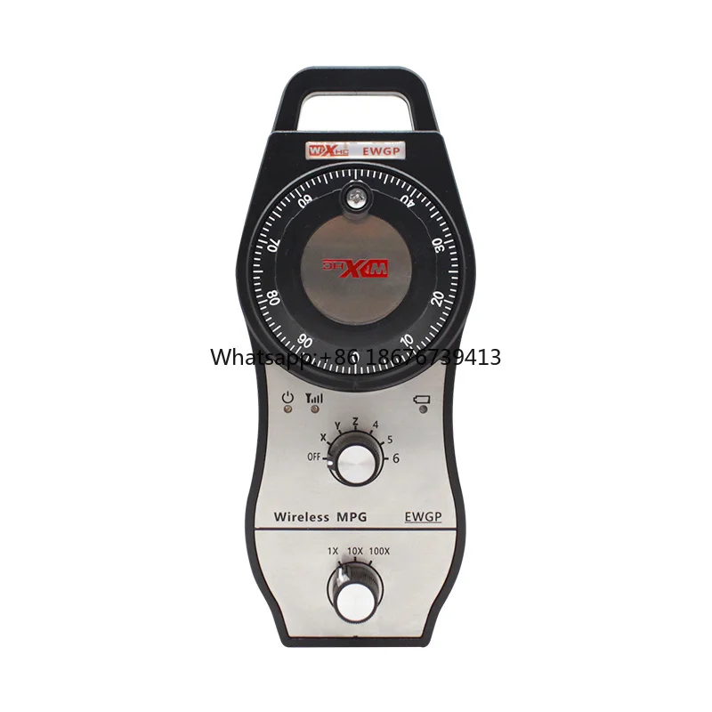 EWGP 4-Axis CNC MPG Wireless MPG 40M/131.2FT Barrier Free Simplified MPG Pendant Handwheel for Industrial Uses