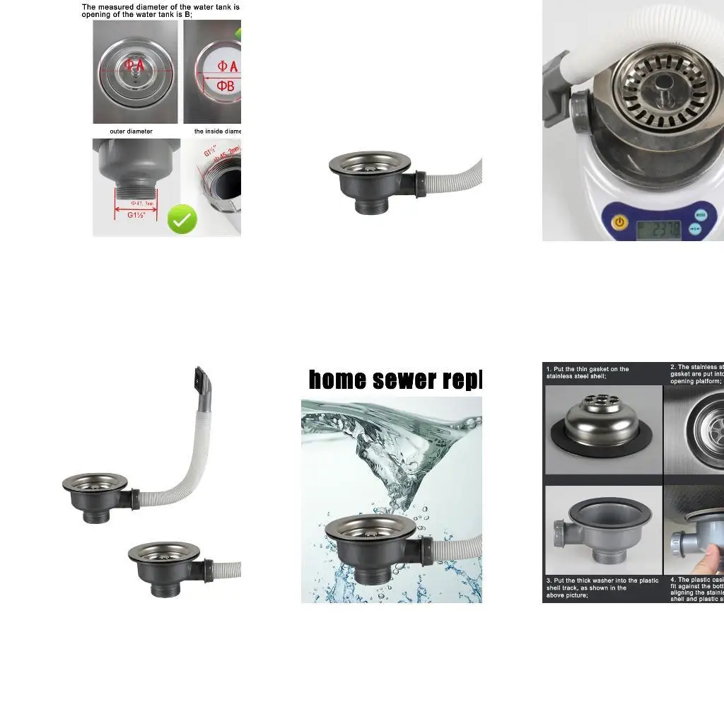 

Y1ud Kitchen Anticlaging Drain Filter Отеряющая сталь