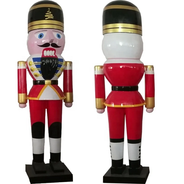 

Life Size 8ft 12ft Fiberglass Christmas Large Nutcracker Toy Soldier Nutcrackers
