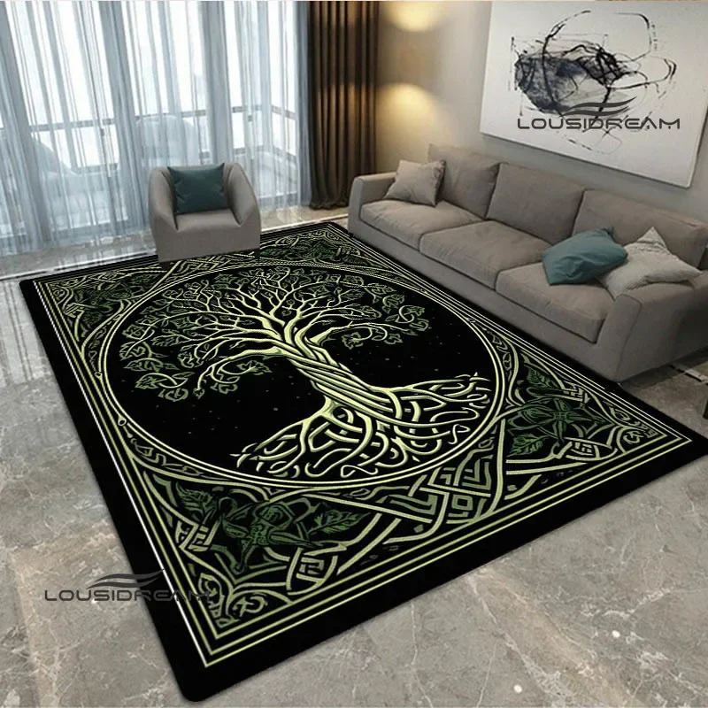 Tree of Life printed carpet kitchen mats Non -slip carpet outdoor carpets area rug bedroom decor pink room decor birthday gift