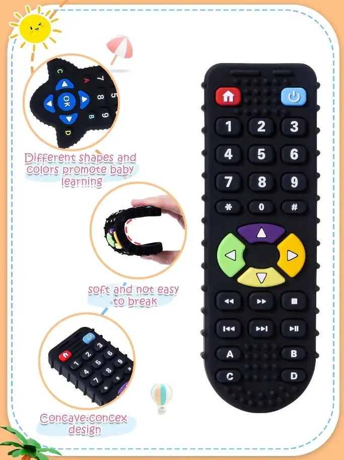 Jouets pour bébé de 0 à 12 et 36 mois, hochet, anneau de dentition, à mâcher, jeux de développement sensoriel en Silicone, jouet éducatif Montessori