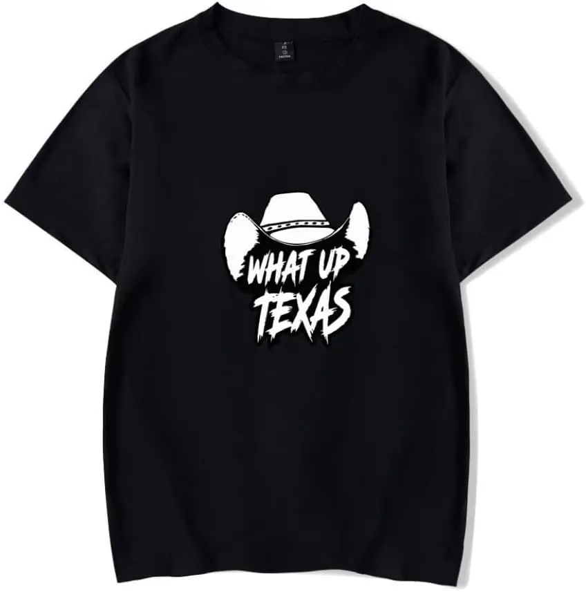 

Lil Texas Merch T-shirt Logo Printed Crewneck Short Sleeve Clothes