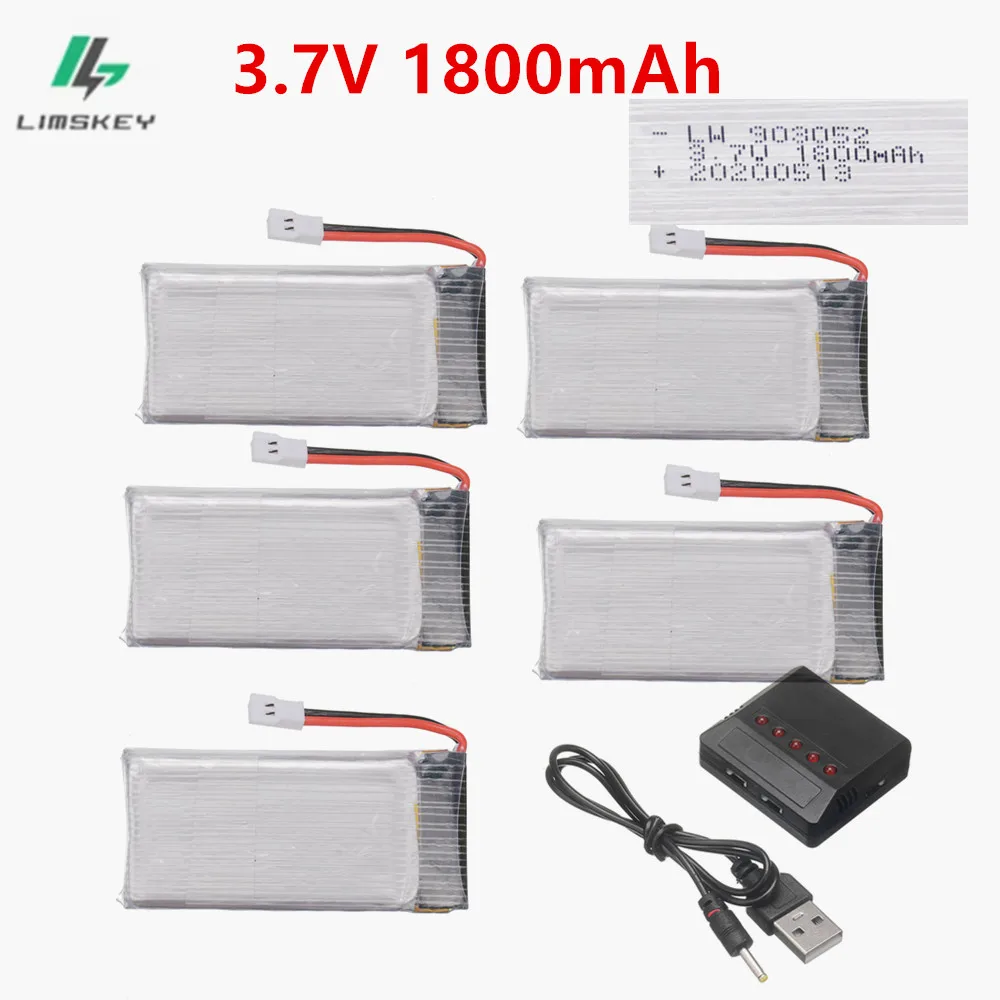 Upgrade 3.7v 1800mAh Lipo Battery for KY601S SYMA X5 X5S X5C X5SC X5SH X5SW M18 H5P RC Quadcopter Spare Parts