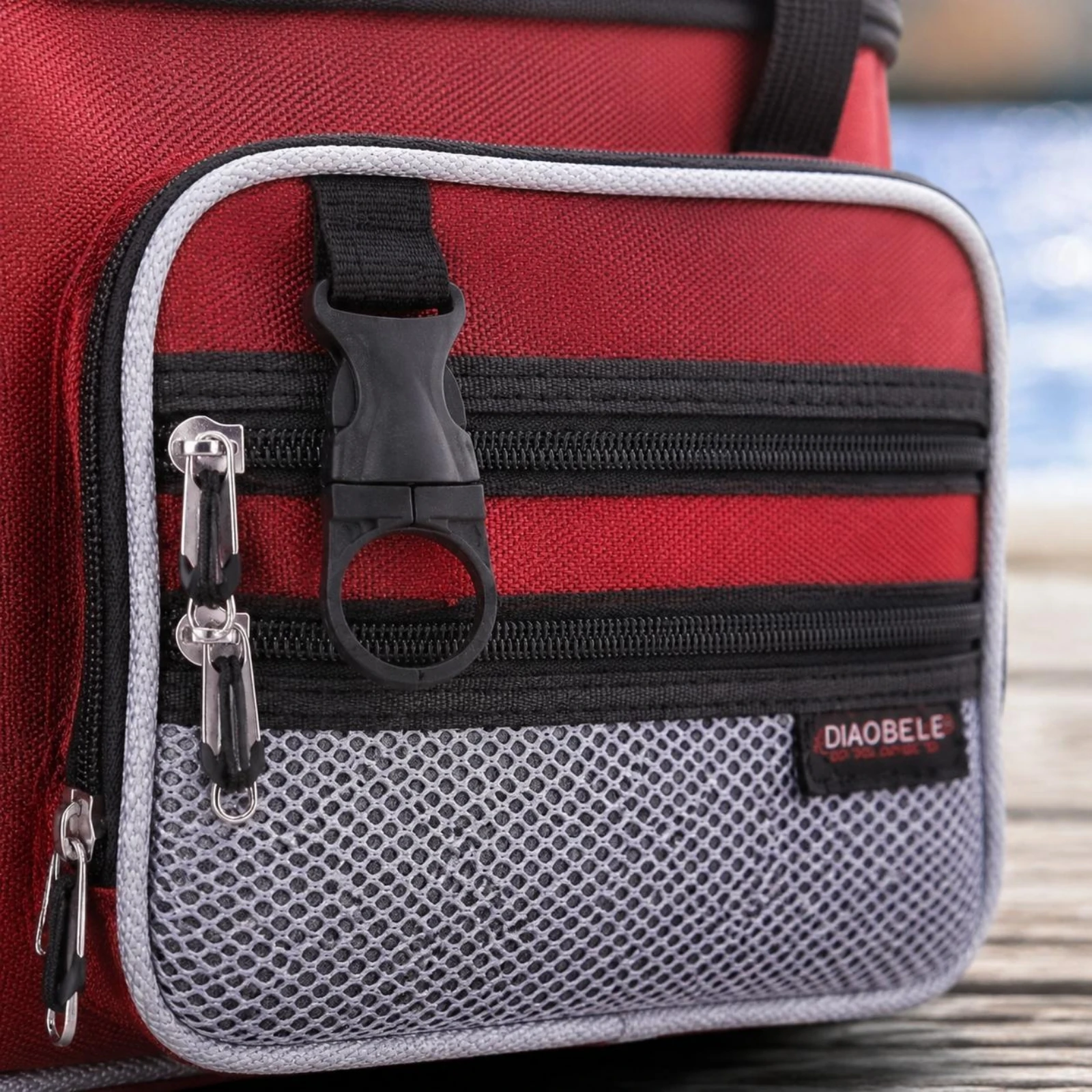 

Fishing Waist Bag Wearable Design Multifunction Fishing Bag Fanny Pack Large Capacity Outdoor Gear Nylon for Anglers, Travel