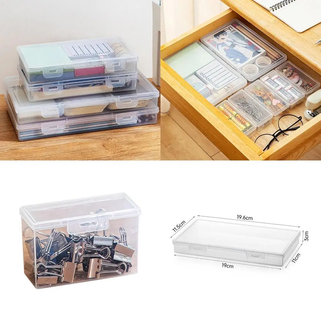 

E8BD Stationery Pencil Brush Finishing Storage Box Watercolor Pen Container Drawing Tools Bin Multi-purpose Pencil