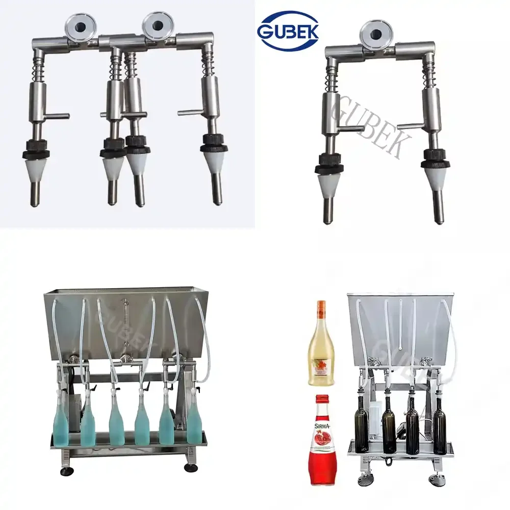 

Запасные части для гравитационных разливочных машин: разливочные насадки